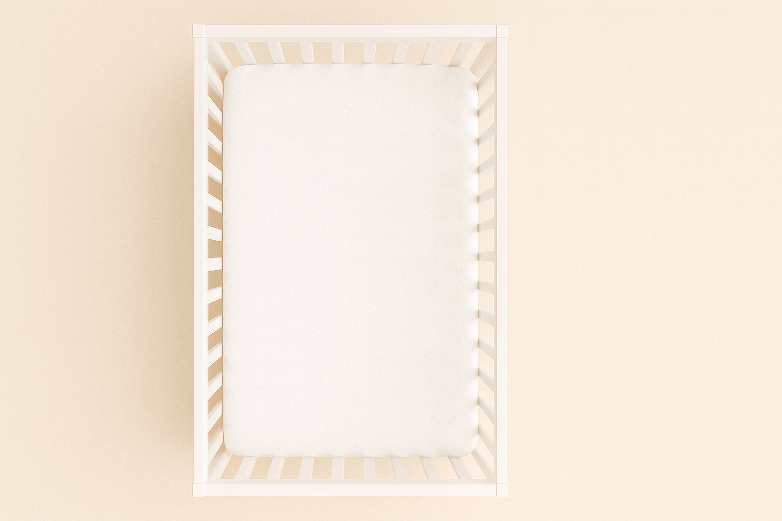 Beyaz Lastiksiz Çarşaf | %100 Pamuk Bebek ve Tek Kişilik Yatak Çarşafı