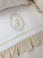 Luxury Perle Linen Quilted Bedding Set