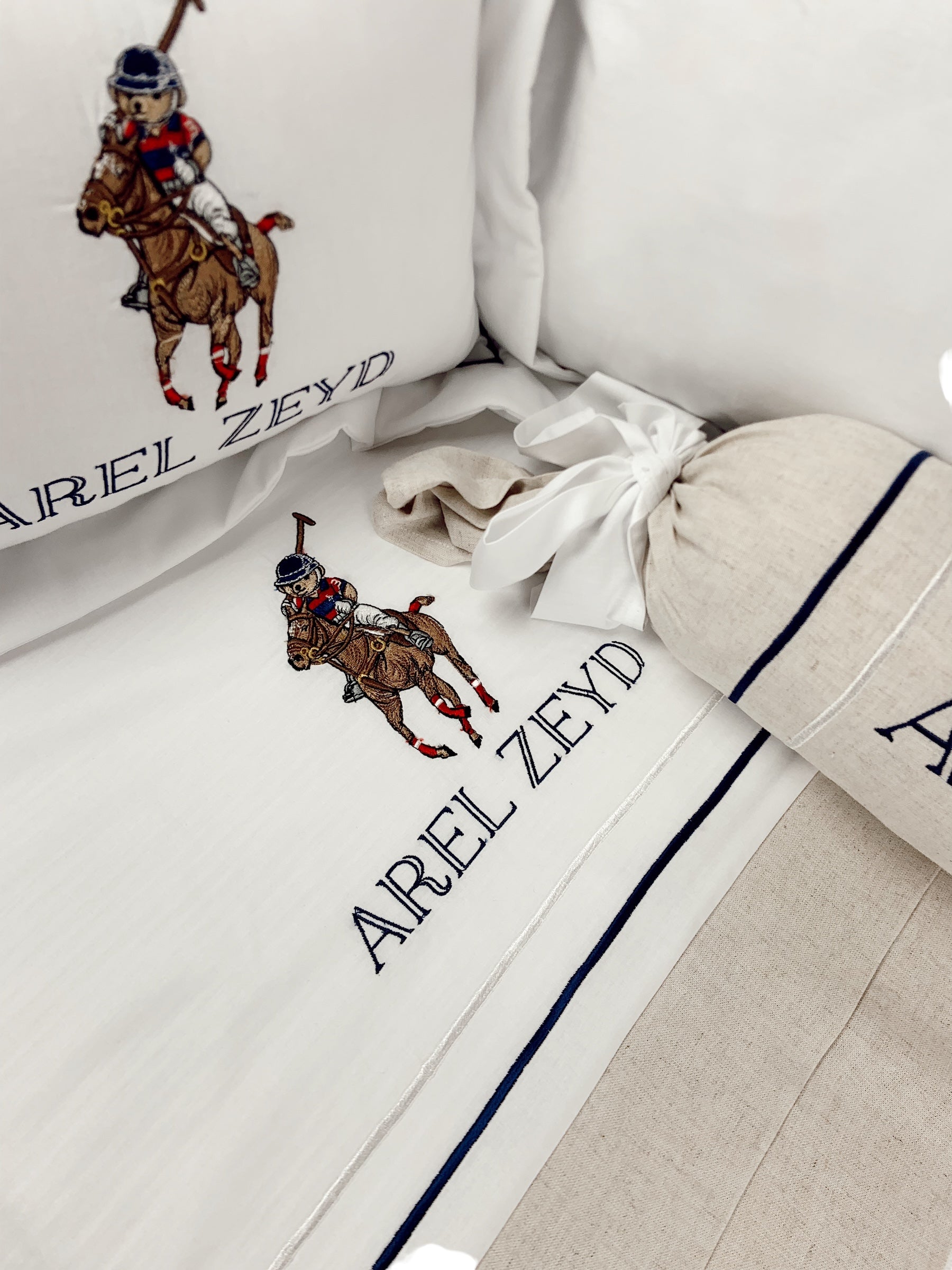 Luxury Polo Rider Bear Keten Pike Seti