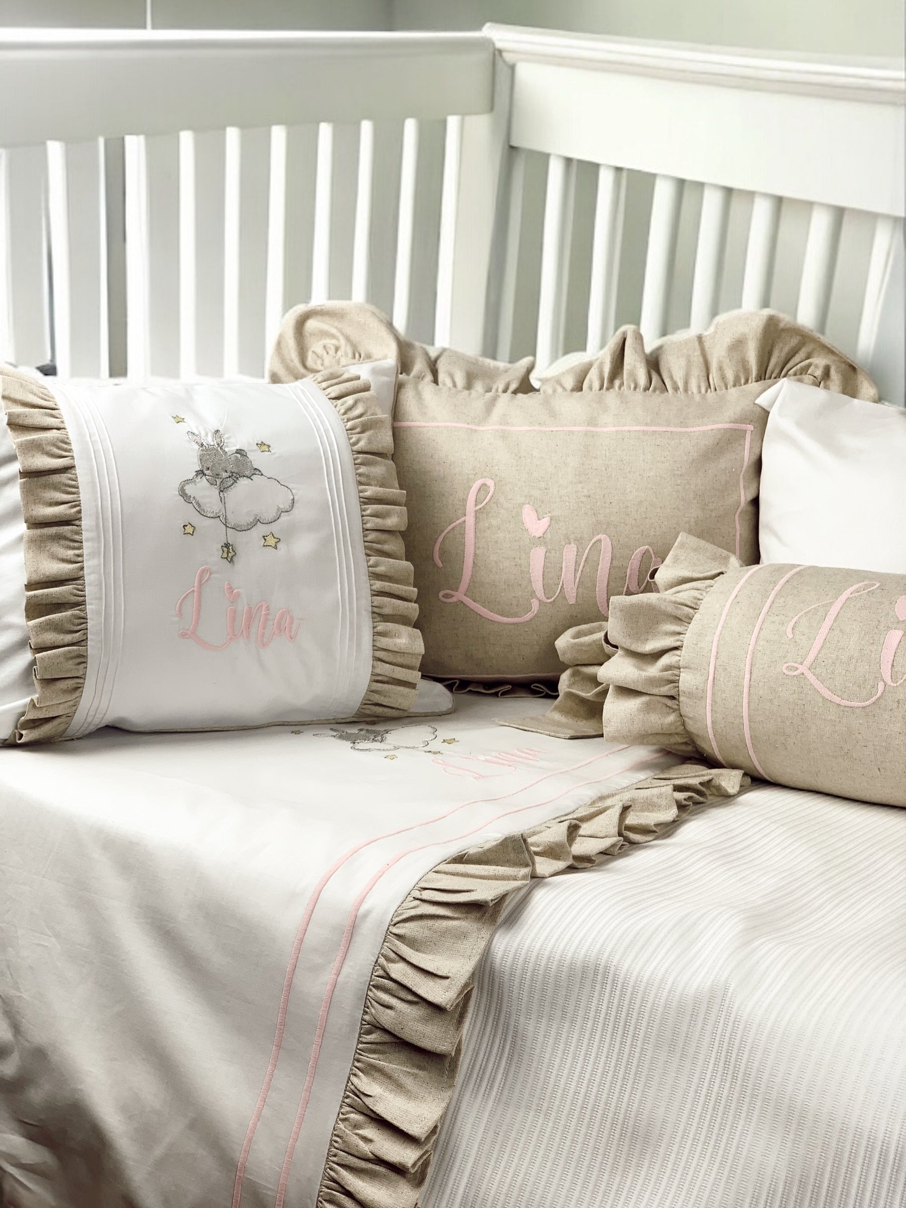 Luxury Sweet Rabbit Keten Pike Seti