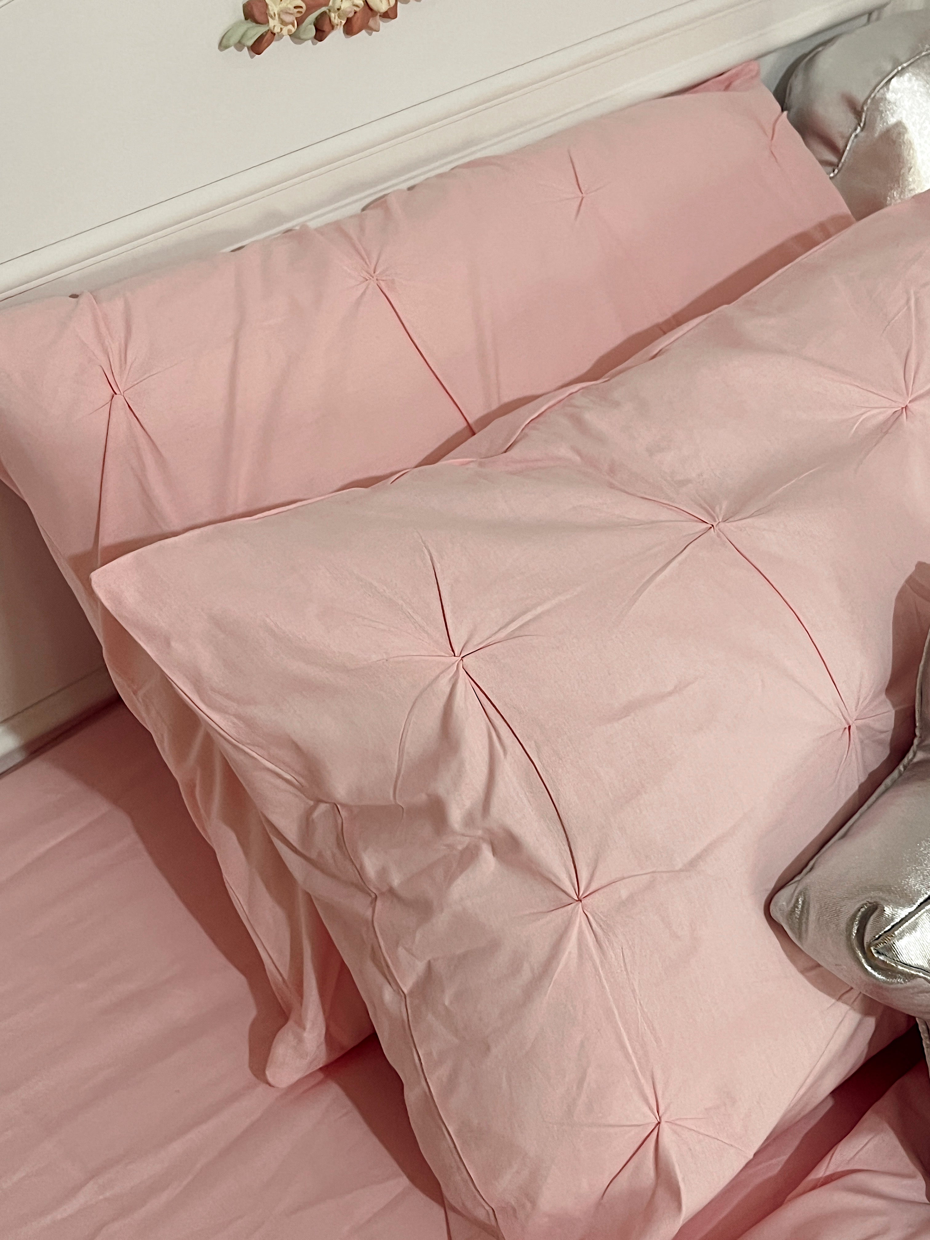 Soft Bloom Duvet Cover Set - Pink