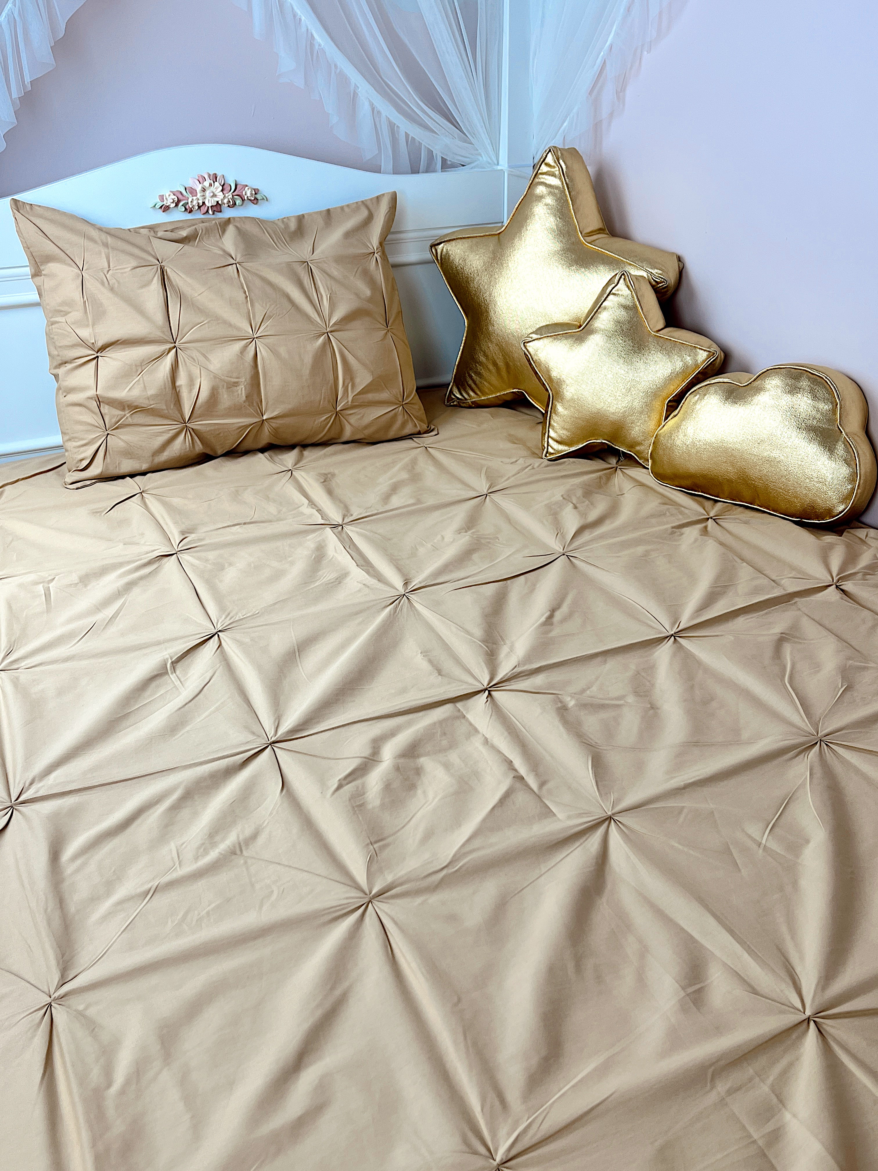 Lumière Gold Cloud Decorative Pillow