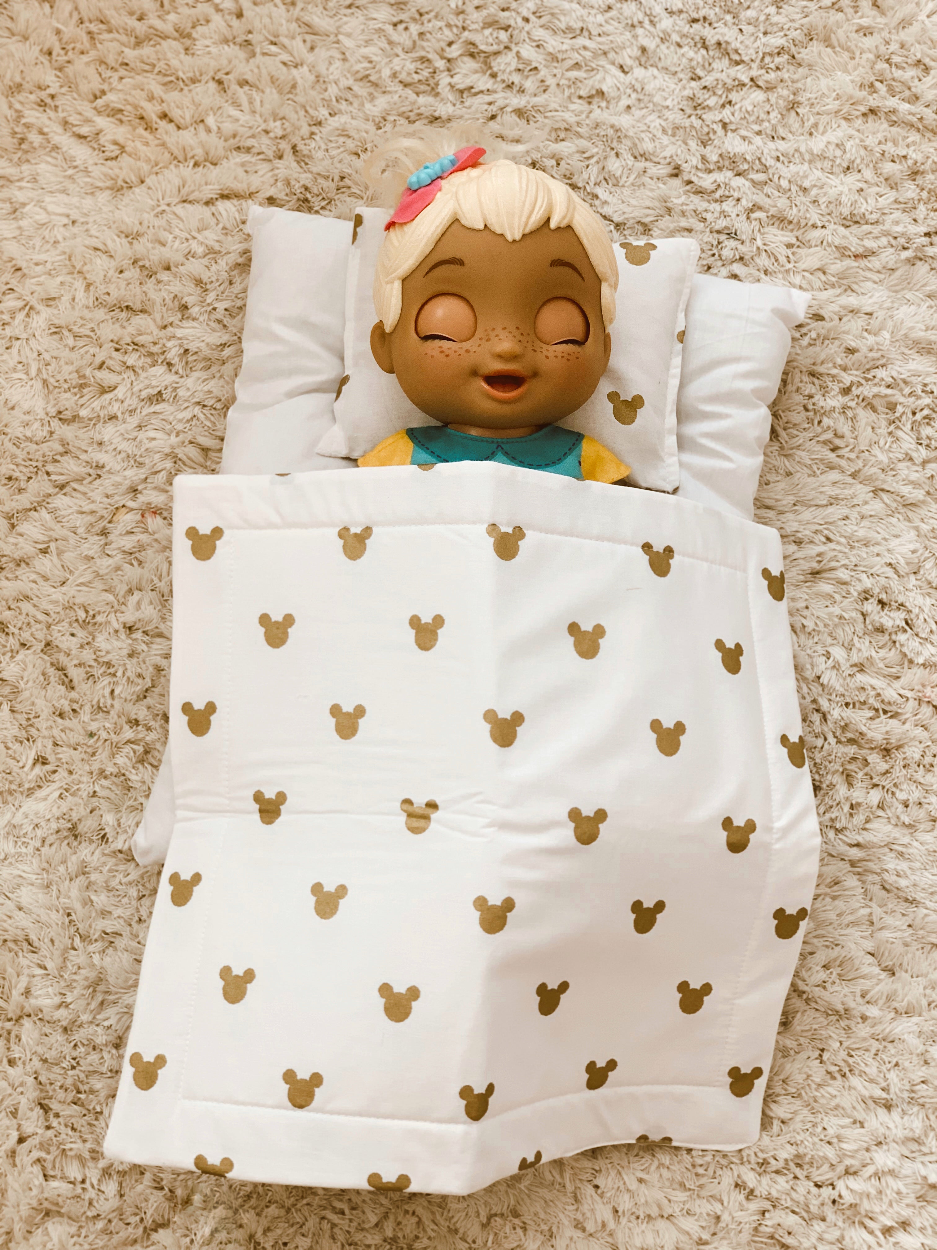 La Lumiere Oyuncak Bebek Yataklı Nevresim Seti | Mini Bebek Yatağı ve Nevresimi