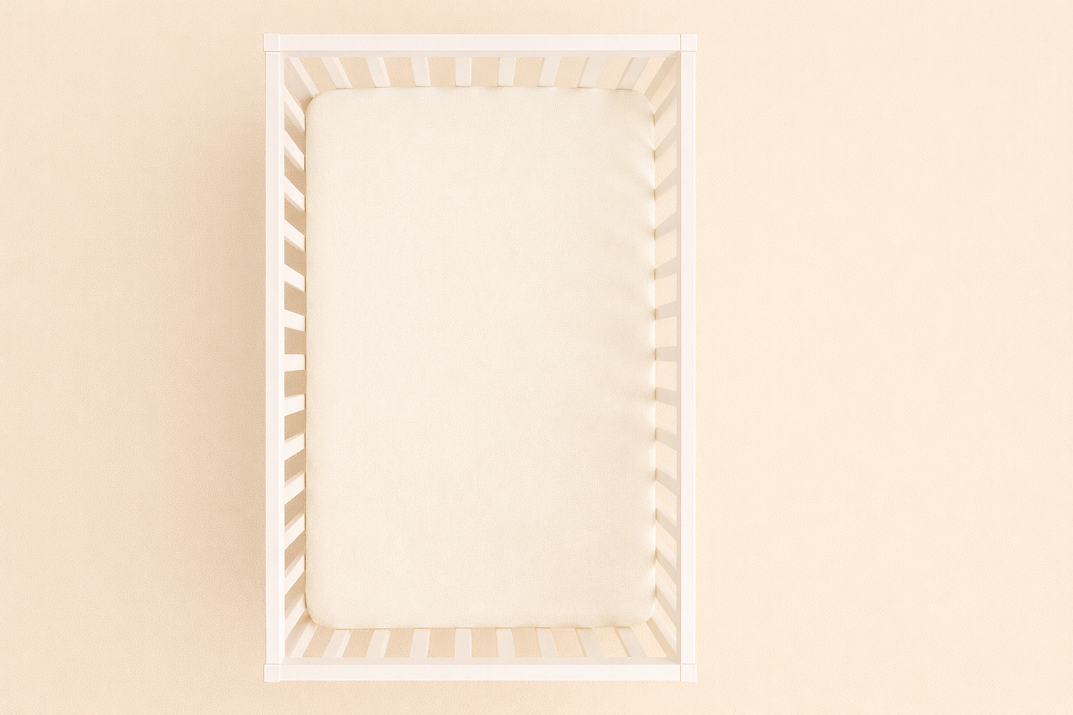 Off-White Fitted Sheet | 100% Cotton Baby and Single Bed Sheet