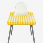 غطاء كرسي الطعام لا لوميير - أصفر