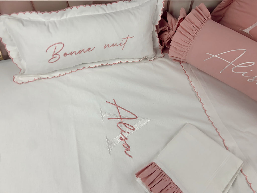 Luxury Nevresim Seti -Pudra Pembe