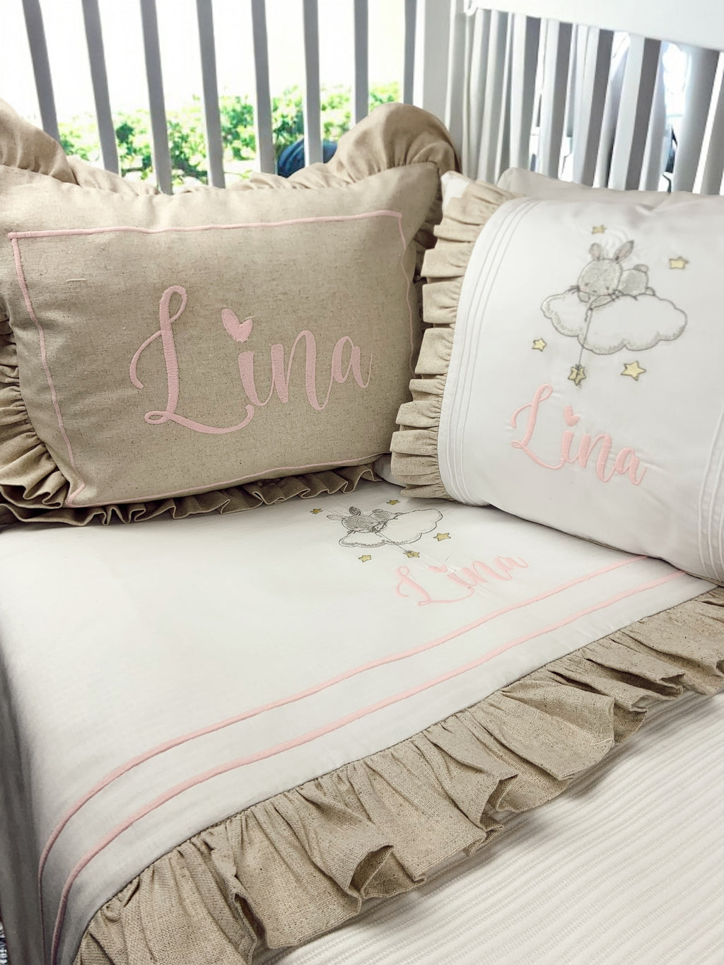 Luxury Sweet Rabbit Linen Pike Set