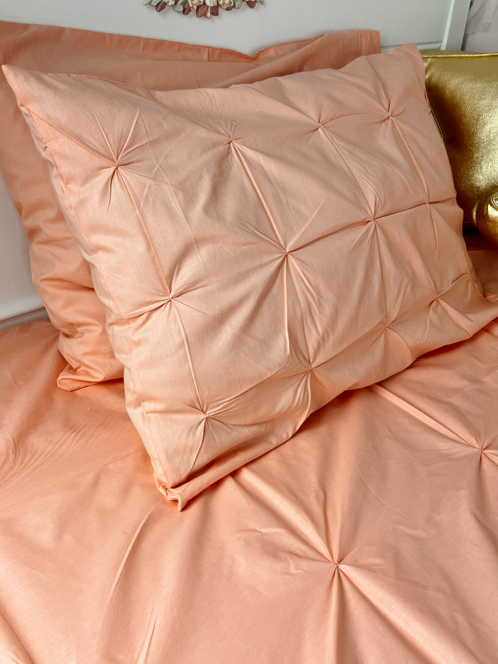 Soft Bloom Nevresim Takımı - Pastel Somon (Şeftali)