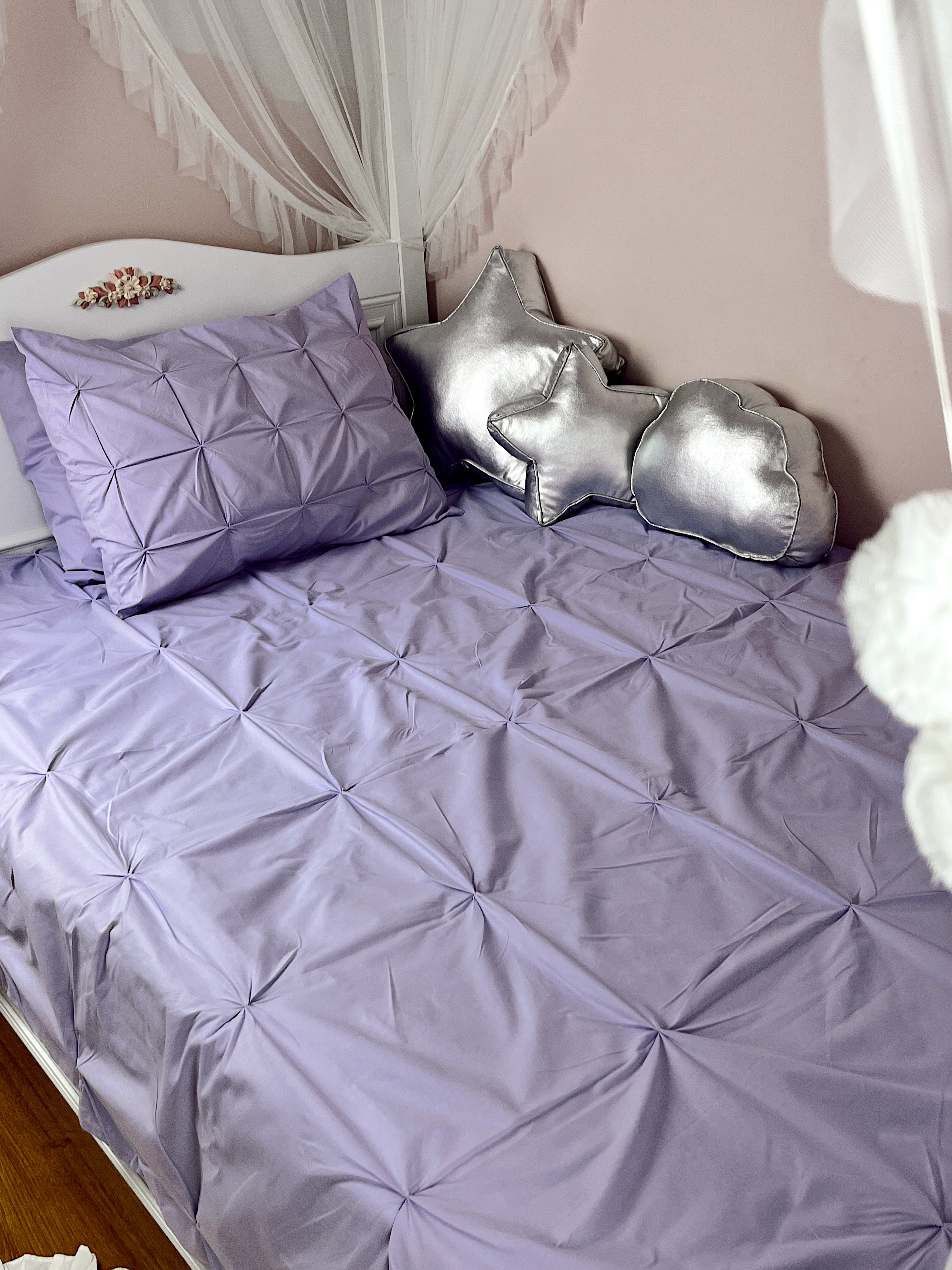 Soft Bloom Duvet Cover Set - Lavender (Soft Lilac)