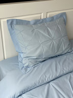 Soft Bloom Nevresim Takımı - Buz Mavisi