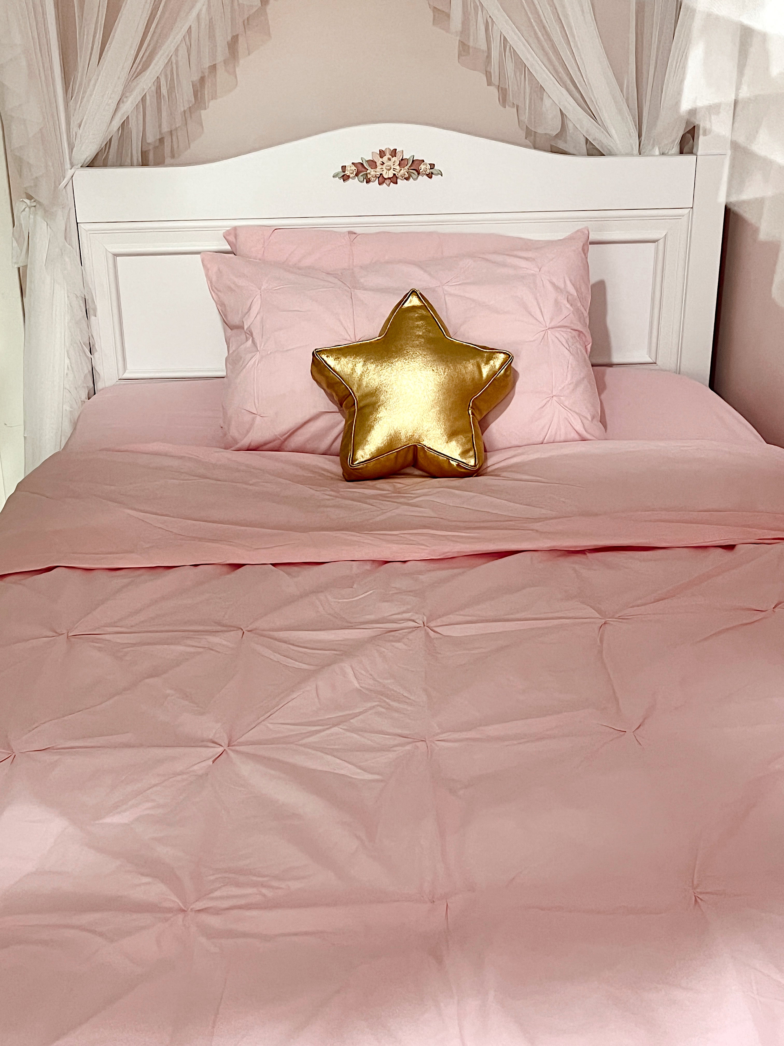 Soft Bloom Duvet Cover Set - Pink