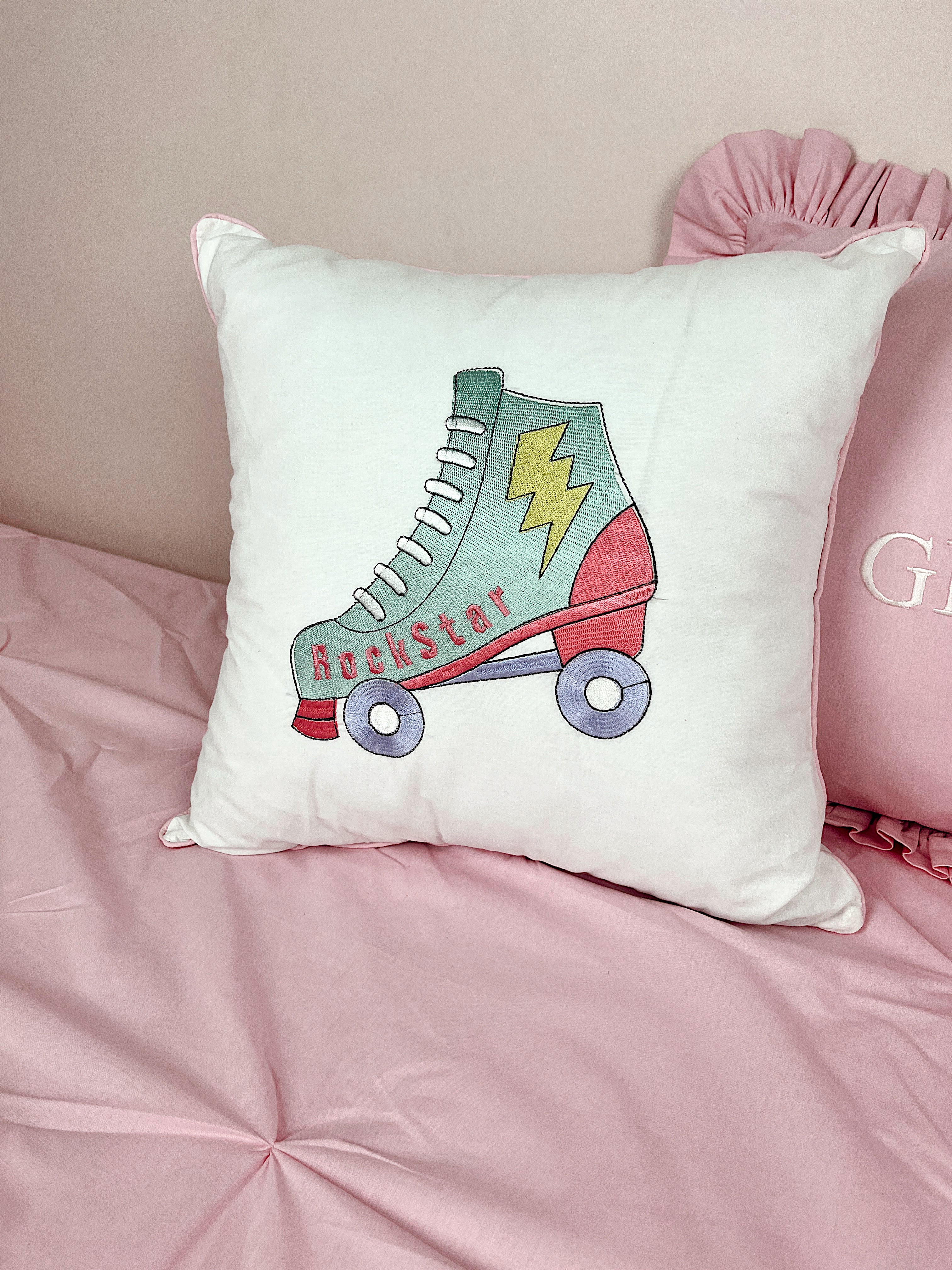 Roller Skater - Decorative Pillow for Kids' Room