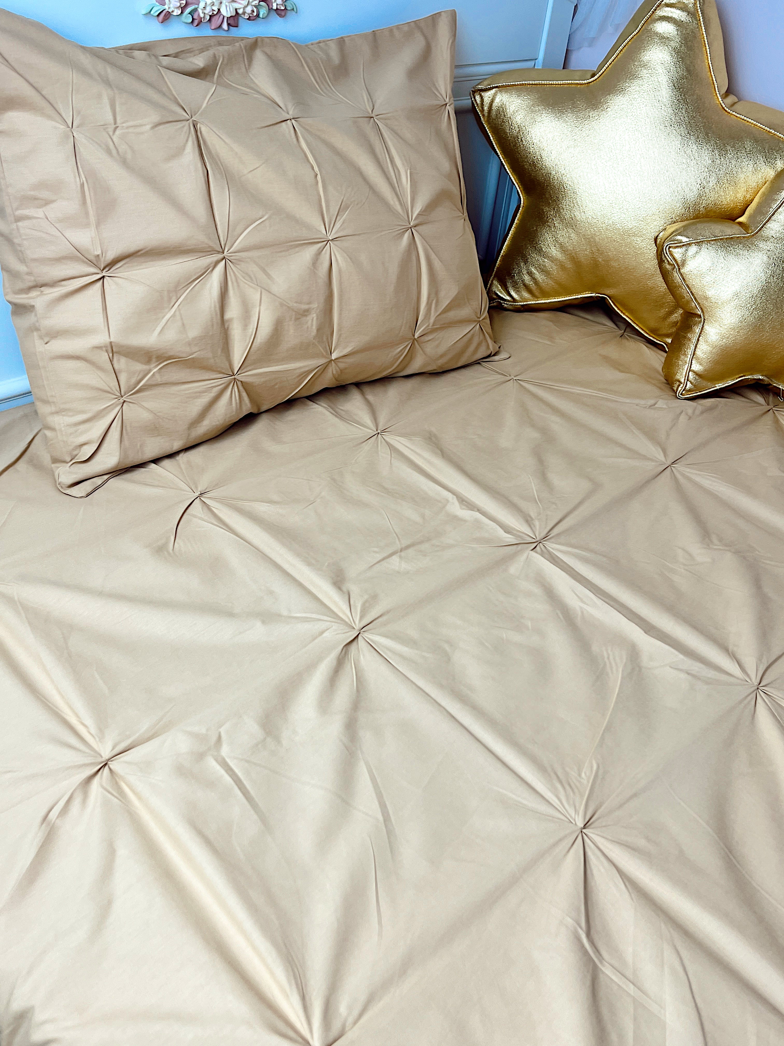 Soft Bloom Duvet Cover Set - Warm Sand