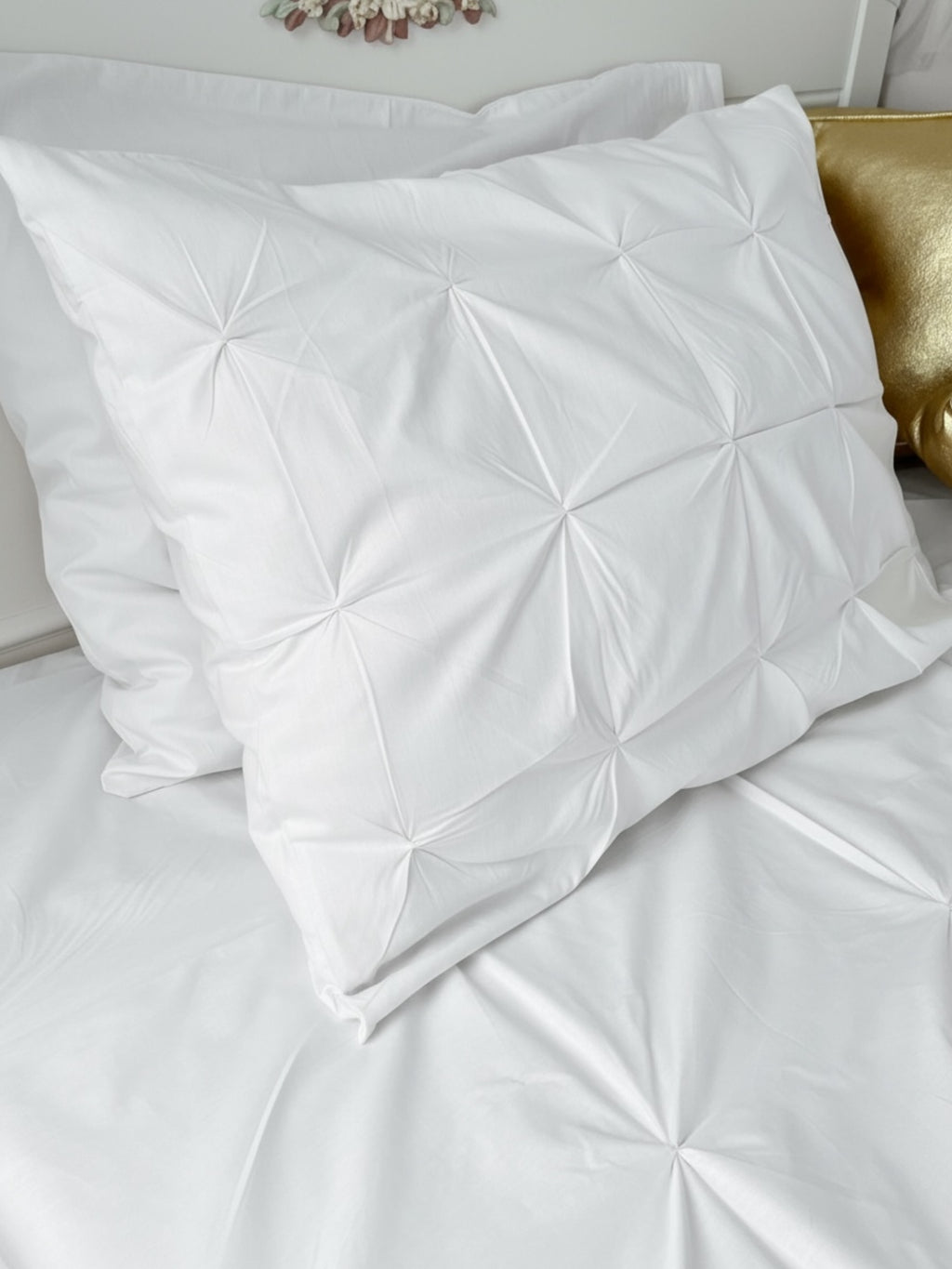 Soft Bloom Nevresim Takımı - Beyaz